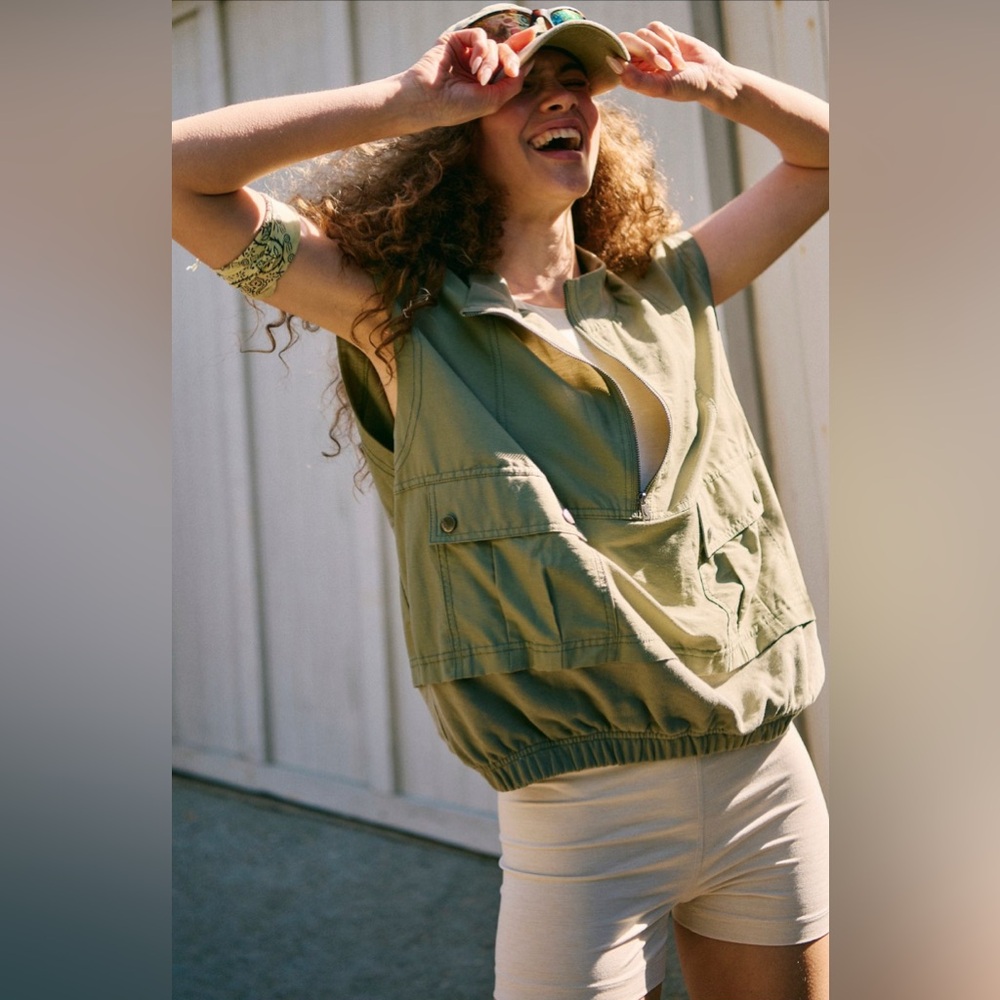 FP Movement by Free People Olive Green Vest